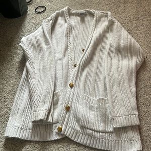 Jenifer Moore White Cardigan
